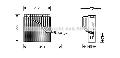 AVA QUALITY COOLING garintuvas, oro kondicionierius VWV055